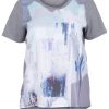 T-shirt från Zizzi grå/blå