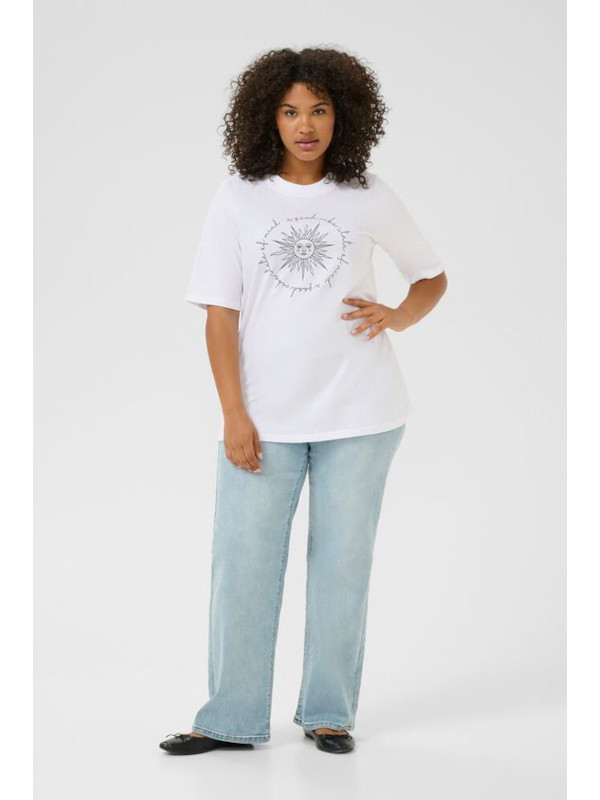 Bomulls t-shirt i stor storlek